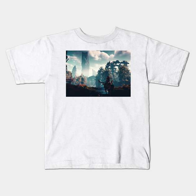 Horizon Kids T-Shirt by TeEmporium